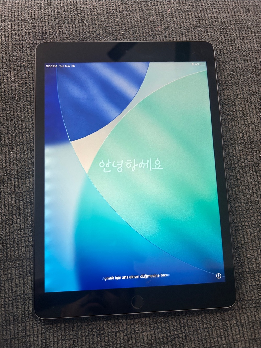 Apple iPad 10.2-inch in Black iPad might go black for a while but works great!